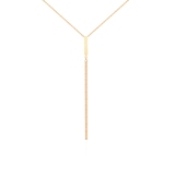 Naszyjnik złoty krawatka