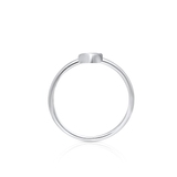 Pierścionek srebrny serce