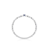 Pierścionek srebrny z cyrkonią