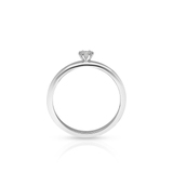 Pierścionek srebrny z cyrkonią