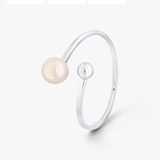 Pierścionek srebrny z perłą