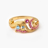 Pierścionek srebrny KOI