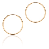 Kolczyki złote koła