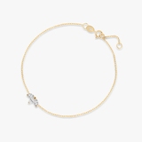 Bransoleta złota z cyrkoniami