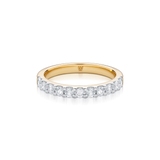 Pierścionek złoty z diamentami