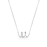 Naszyjnik srebrny z cyrkoniami