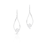 Kolczyki srebrne ażurowe