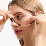 Bransoleta srebrna z bursztynami