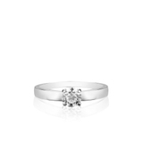 Pierścionek zaręczynowy złoty Szczęśliwy