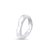 Pierścionek srebrny w kształcie serca