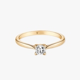 Pierścionek zaręczynowy złoty Niezwykły