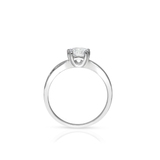 Pierścionek srebrny z cyrkonią