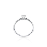 Pierścionek białe złoto Recarlo