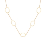 Naszyjnik złoty geometryczny