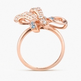 Pierścionek srebrny Balerina