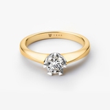 Pierścionek zaręczynowy złoty Jedyny