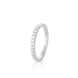 Pierścionek białe złoto z brylantami