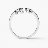 Pierścionek srebrny Modern