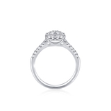 Pierścionek białe złoto Mirage