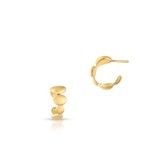 Kolczyki srebrne pozłacane