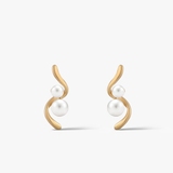 Kolczyki srebrne z perłami