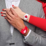 ZEGAREK SWATCH HALF <3 WHITE