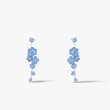 Kolczyki srebrne Kwiaty Nocy