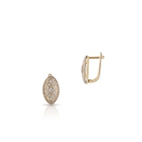 Kolczyki złote z brylantami