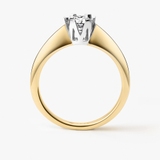 Pierścionek zaręczynowy złoty Jedyny