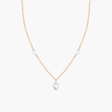 Naszyjnik złoty z cyrkoniami