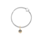 Zawieszka srebrna z niebieską emalią Lovely Beads