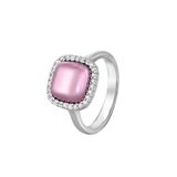 Pierścionek Pink Square Princess Club