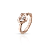 Pierścionek różowe złoto Chopard