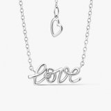 Naszyjnik srebrny z diamentem laboratoryjnym Czułość