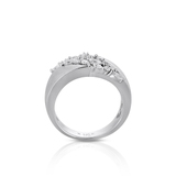 Pierścionek złoty z diamentami