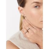 Kolczyki złote z brązowymi diamentami Karmelowa