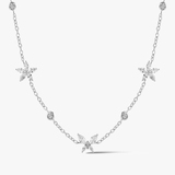 Naszyjnik srebrny z cyrkoniami