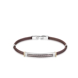 Bransoleta stal i złoto