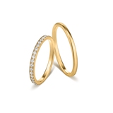 Obrączka złota FROST damska