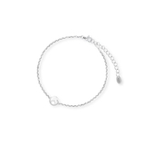 Bransoleta srebrna z gwiazdką