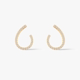 Kolczyki złote z cyrkoniami