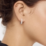 Kolczyki srebrne z cyrkoniami Emblems