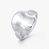 Pierścionek srebrny z cyrkoniami