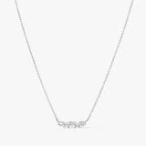 Naszyjnik srebrny z cyrkoniami