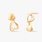 Kolczyki złote Czułość