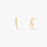 Kolczyki złote z cyrkoniami