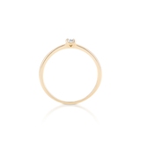 Pierścionek zaręczynowy złoty Szczęśliwy