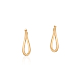 Kolczyki srebrne pozłacane krople