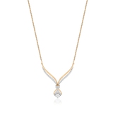 Naszyjnik z diamentami i brylantami