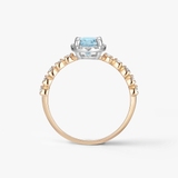 Pierścionek złoty Maria Antonina